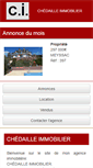 Mobile Screenshot of chedailleimmobilier.com